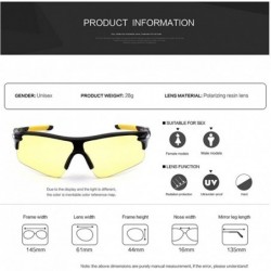 Goggle Men's HD Night View Driving Glasses Anti-Glare Rain Day Night Vision Cycling Sunglasses - Black/Red81 - C918D5TUCA7 $1...