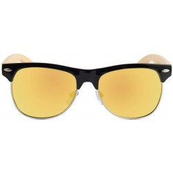 Rimless Decoration Semi Rimless Sunglasses Protection - Gold - CL1997L08SQ $70.88