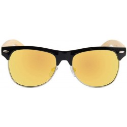 Rimless Decoration Semi Rimless Sunglasses Protection - Gold - CL1997L08SQ $31.50