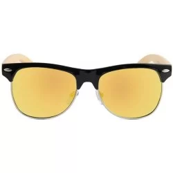 Rimless Decoration Semi Rimless Sunglasses Protection - Gold - CL1997L08SQ $70.88