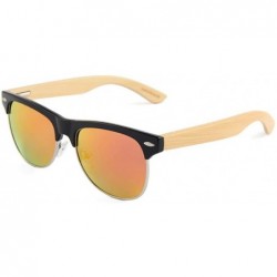 Rimless Decoration Semi Rimless Sunglasses Protection - Gold - CL1997L08SQ $31.50