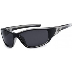 Sport Nitrogen Polarized Mens Anti Glare Fishing Cycling Driving Sport Sunglasses - Transparent Clear - CI18XD8NYG6 $12.89