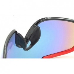 Goggle Mountain bike riding glasses - men and women outdoor polarized riding mirror 3 lenses - A - C118RAAEM3O $59.92