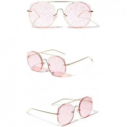 Round Oversized Polarized Sunglasses REYO Protection - Pink - C718NX0LLW0 $9.84