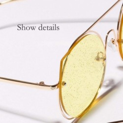 Round Oversized Polarized Sunglasses REYO Protection - Pink - C718NX0LLW0 $9.84