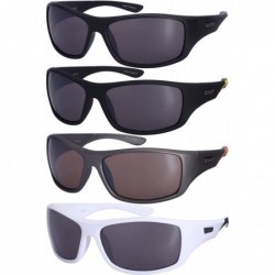 Sport Sports Sunglasses with Flash Mirror Lens 5700056SF-FM - Grey - CA1256WPAZR $8.56