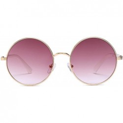 Wrap Ladies Glasses Retro Fashion Sunglasses anti-UV Non-Polarized Glasses - Tea - CF18AGX2RI3 $17.57