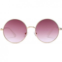 Wrap Ladies Glasses Retro Fashion Sunglasses anti-UV Non-Polarized Glasses - Tea - CF18AGX2RI3 $10.87