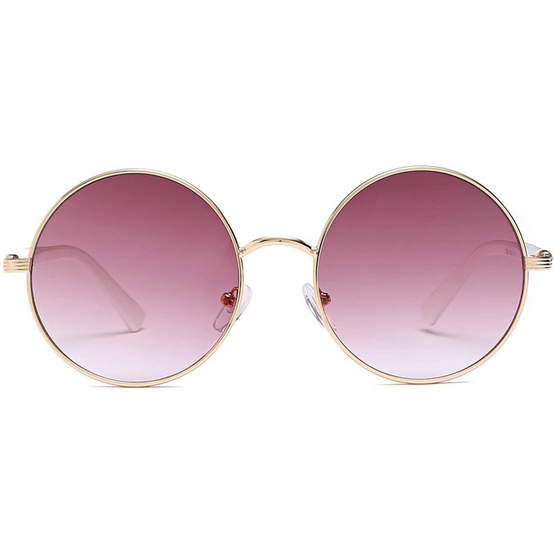 Wrap Ladies Glasses Retro Fashion Sunglasses anti-UV Non-Polarized Glasses - Tea - CF18AGX2RI3 $20.81