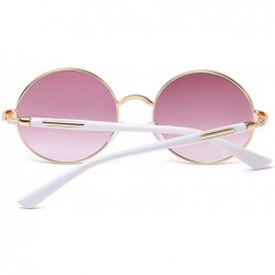 Wrap Ladies Glasses Retro Fashion Sunglasses anti-UV Non-Polarized Glasses - Tea - CF18AGX2RI3 $20.81