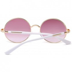 Wrap Ladies Glasses Retro Fashion Sunglasses anti-UV Non-Polarized Glasses - Tea - CF18AGX2RI3 $10.87