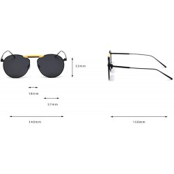 Rimless Polarized Color Cat Eye Sunglasses Trendy Men And Women Street Sunglasses - Figure 4 - CA18X98QCK7 $17.40