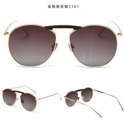 Rimless Polarized Color Cat Eye Sunglasses Trendy Men And Women Street Sunglasses - Figure 4 - CA18X98QCK7 $17.40