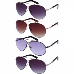 Aviator Modern Metal X Aviator Sunnies w/Gradient Lens 25145-AP - Rose Gold Demi - CP12NTWVYIY $8.57