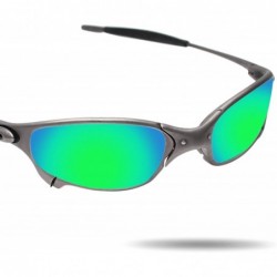 Aviator Replacement Lenses Juliet Sunglasses - Various Colors - Emerald Green - Anti4s Mirror Polarized - CI188HMGN76 $16.93