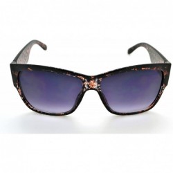 Wayfarer Trendy Classic Womens Hot Fashion Sunglasses w/FREE Microfiber Pouch - Brown Cheetah - CA12L18NQ7Z $14.11