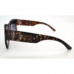 Wayfarer Trendy Classic Womens Hot Fashion Sunglasses w/FREE Microfiber Pouch - Brown Cheetah - CA12L18NQ7Z $14.11