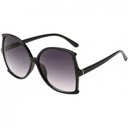 Square Women Sunglasses Vintage Retro Plastic Octagon Geometric Eyewear - G - C118Q3SR07M $17.61