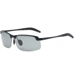 Oval Photochromic Polarized Sunglasses For Men And Women-Antiglare Eyewear - A - CN1905Y8234 $30.03