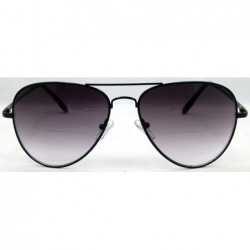 Oversized C.Moore Bifocal Aviator Sunglasses for Women and Men - Black - CP11J7KAQPJ $19.90