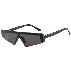 Sport Sunglasses for Women Men - Fashion UV Protection Vintage Glasses Irregular Frame Eyewear - E - CE18O9SH9O9 $8.11