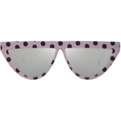 Wrap Vintage Small Semicircle Shape Sunglasses Glasses Retro Style For Unisex Women Men - H - CW196M7HUUT $21.90