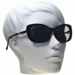 Oversized Womens BIFOCAL Sunglasses Sun Readers with Cat Eye Fashion Oversized Sexy Frame - Black - CW18D52YMSK $17.36