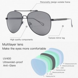 Square Aviator Polarized Sunglasses Protection Decoration - CF18R5IE00A $12.57