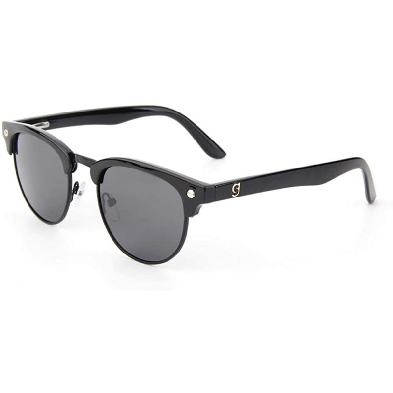 Oval Polarizer Classic Men's Sunglasses Outdoor Driver Driving Sunglasses Spring Leg Sunglasses Tide - C5190MTMIKH $27.48