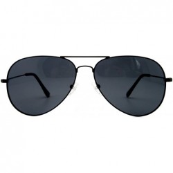 Aviator Metal Sunglasses Fashion UV400 Polarized Lens - Black Frame / Gray Lens + Gold Frame / Gradient Grey Lens - CT18653NZ...