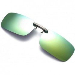 Sport Sunglasses Polarized Frameless Rectangle Protection - Gold - C618QG9AOGH $11.61