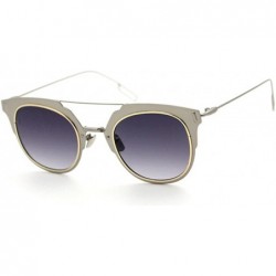 Rectangular Womens Sunglasses Super Starts Best Love Style AC Lens 30 Gram Summer Hot Item - White/Black - CQ11ZIRH7JJ $20.96