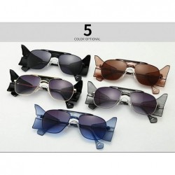 Square 2020 Fashion Punk Style Side Shield Sunglasses Men Cool Brand Design Sun Glasses UV400 - Brown - CA1947CS5D3 $14.48