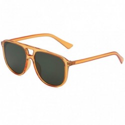 Semi-rimless Fashion Sunglasses Glasses for Men Women Irregular Shape Sunglasses Glasses Vintage Retro Style (E) - E - CL196D...