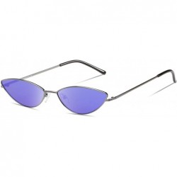 Cat Eye Trendy Cool Stylish Vintage Cateye Sunglasses for Women with UV400 Protection W019 - CW196LZCDAS $40.93