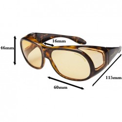 Rimless FitOns Computer Glasses - StimuLights Designed to Fit Over Prescription Glasses in Tortoise - CA113KJOSDF $45.53