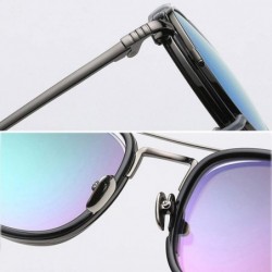 Square Polarized Square Steampunk Clip On Sunglasses Mirror Lens For Women Men Eyeglass Frames - CS18TTZWEI8 $8.20