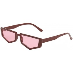 Rimless Sunglasses Fashion Irregular Eyeglasses Personality - E - CH196IY9CKL $17.19