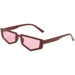 Rimless Sunglasses Fashion Irregular Eyeglasses Personality - E - CH196IY9CKL $11.15