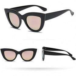 Goggle Retro Cat Eye Sunglasses Women Face-repair Wild Goggles Plastic Frame Sunglasses for Lady Gifts - C3 - C918X0L5DQ0 $8.99