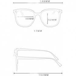 Oversized Vintage Harajuku Lightweight Oversized Sunglasses - Black - C2196ICZM30 $10.56