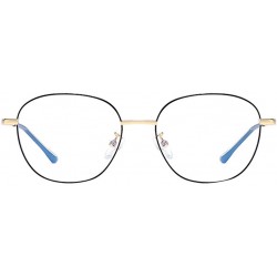 Sport Computer Reading Glasses Lighweight Metal Frame Blue Light Blocking Readers for Men Women Business Work - Gold - CQ199G...