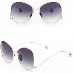 Oversized Fashion Sunglasses Ladies Oversized Transparent Sunglasses Myopia Big Ladies Ladies Glasses Female Sunglasses - CV1...