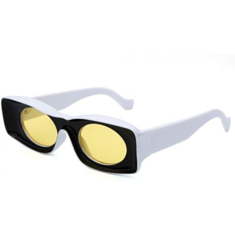 Sport Men and Women Personality Funny Glasses Colored Frame Sunglasses - 2 - CP190L3H46K $33.18