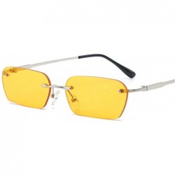 Cat Eye Sunglasses Women Vintage Cat Eye sun Glasses Men Retro Small Yellow Glass UV400 - As Picture-1 - CG18W3N0N3S $46.48