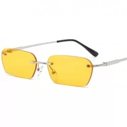 Cat Eye Sunglasses Women Vintage Cat Eye sun Glasses Men Retro Small Yellow Glass UV400 - As Picture-1 - CG18W3N0N3S $22.94