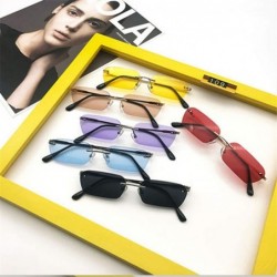 Cat Eye Sunglasses Women Vintage Cat Eye sun Glasses Men Retro Small Yellow Glass UV400 - As Picture-1 - CG18W3N0N3S $22.94