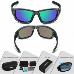 Sport Polarized Sports Sunglasses for Men Women Cycling Running Driving Fishing Golf Baseball Glasses EMS-TR90 Frame - CT12NT...