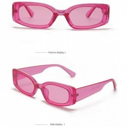 Semi-rimless Women Men Classic Sunglasses Retro Eyewear 80's Vintage Style Sunglasses Radiation Protection UV400 - CQ18NM38HU...