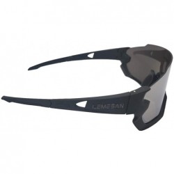 Round Polarized Sports Sunglasses Cycling Glasses Baseball Fishing Golf Driving Goggle - 03black&graylenes - CB18YZWHRQM $14.01